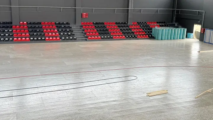 Eskişehir Mihalıççık spor salonu zemin kaplama – uygulama aşaması 27