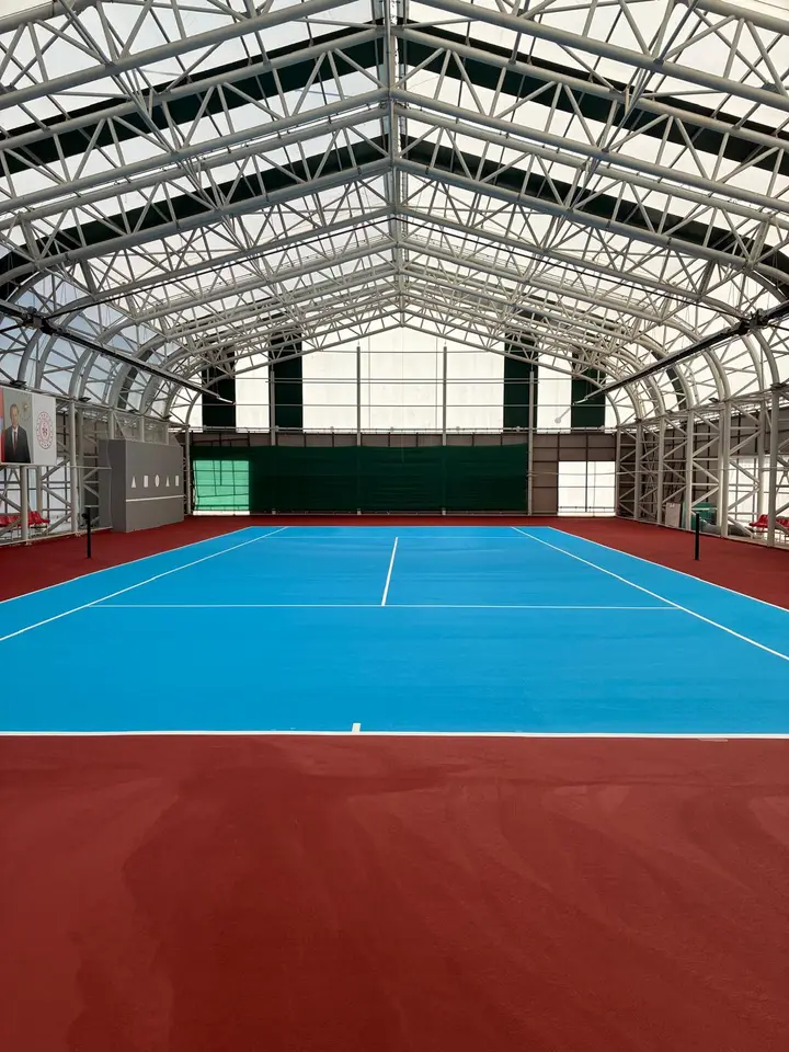 Sinop kapalı tenis kortu zemin kaplama – uygulama sonrası 3